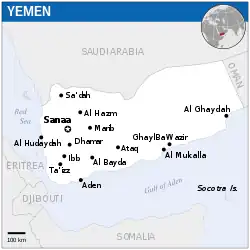 Yemen的位置