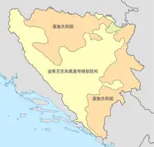 波黑的行政区划